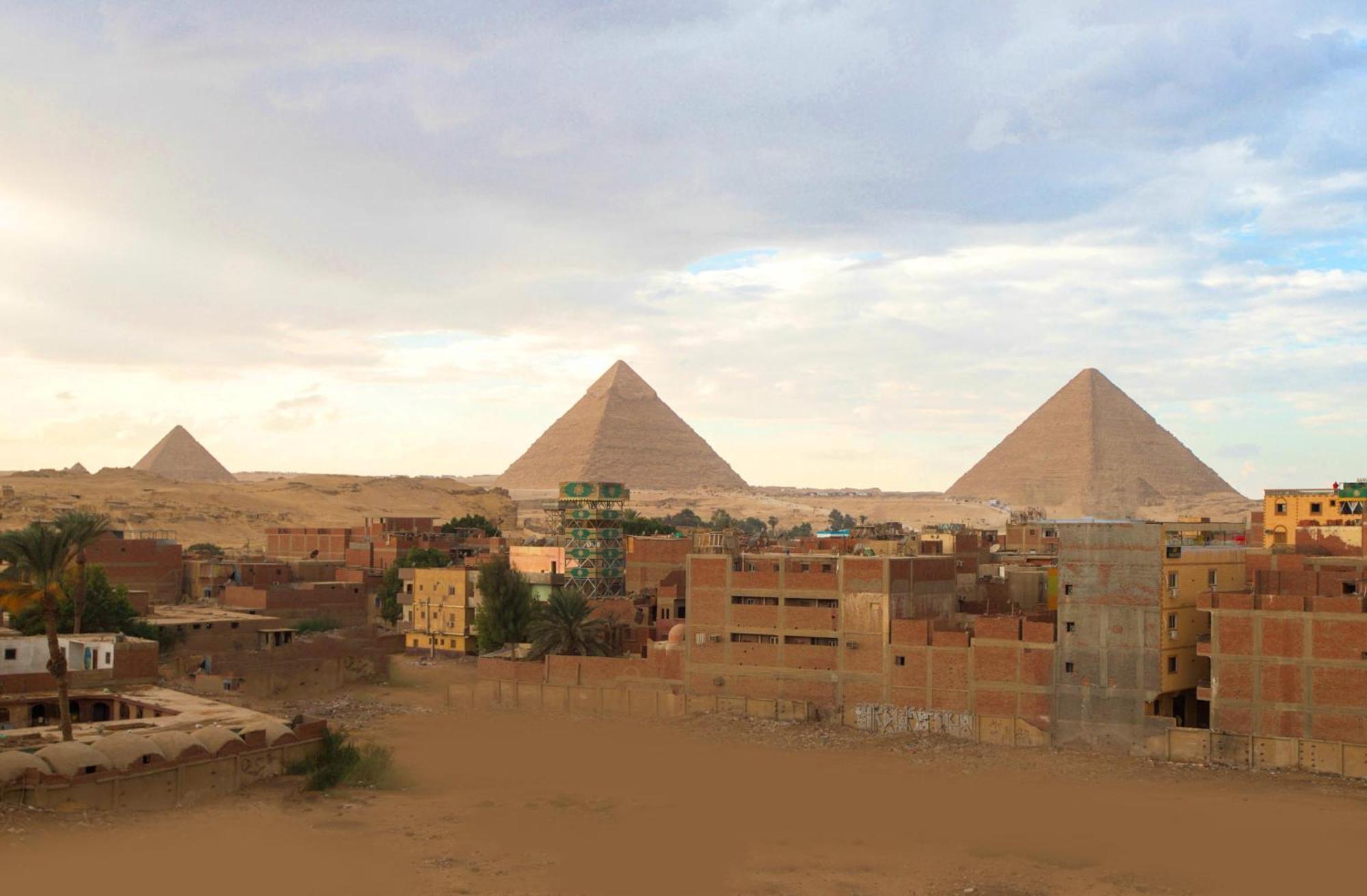 Pyramids Plateau Hotel Kafret el-Gabal Exteriér fotografie